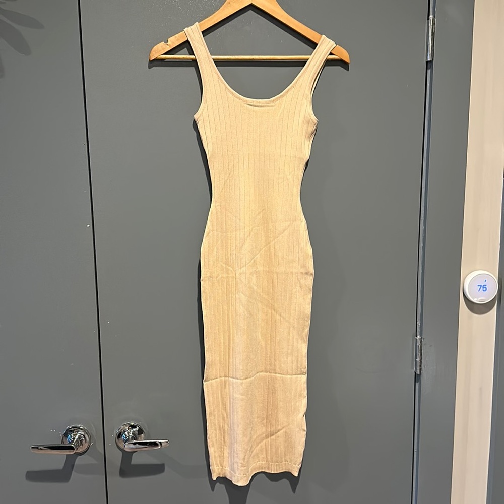 Cream Dress. * I also have the same dress and white.